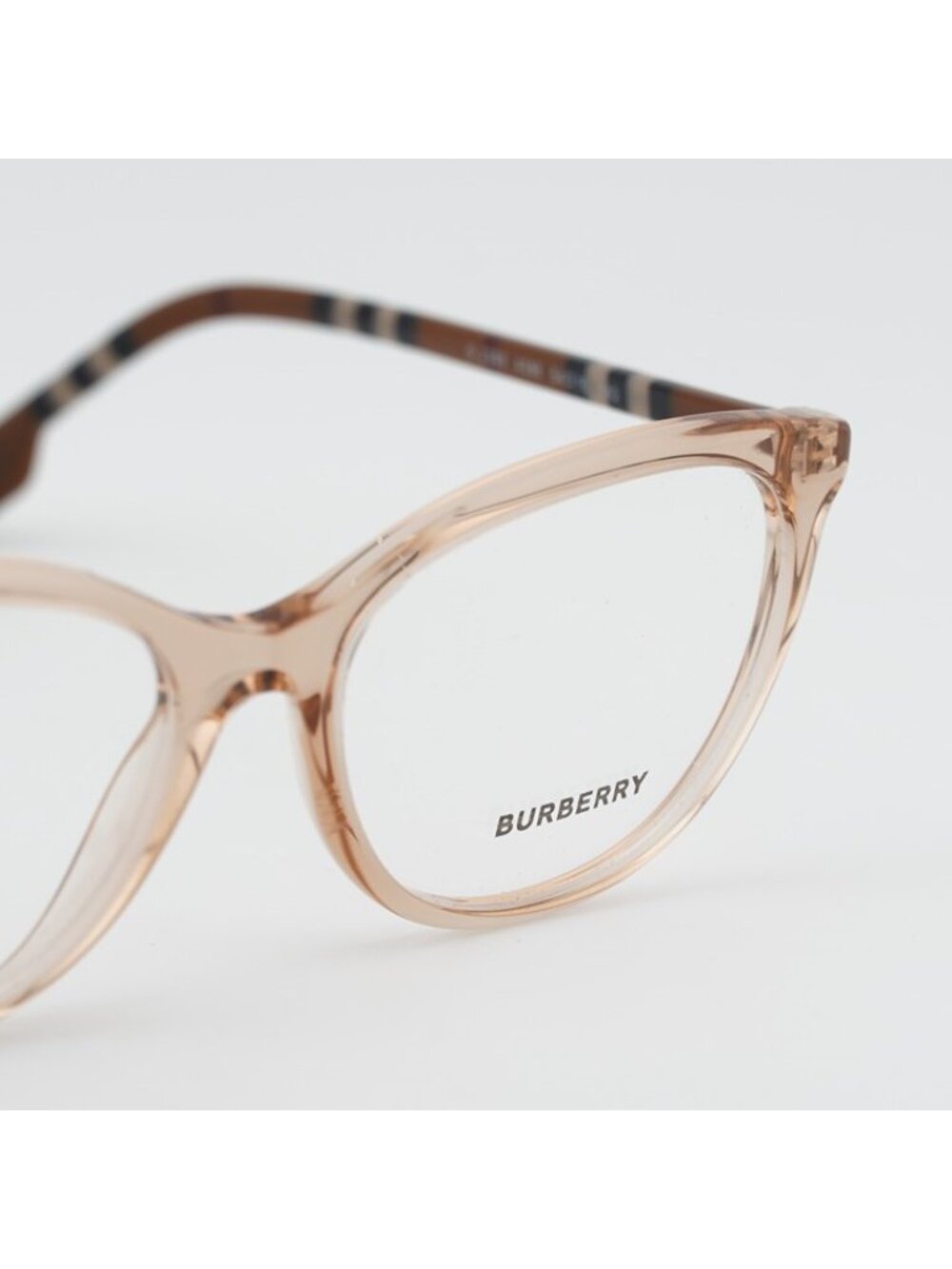 Burberry BE2389 4088 Eyeglasses Peach / Check 54mm Cat Eye Frame - Picture 9 of 10